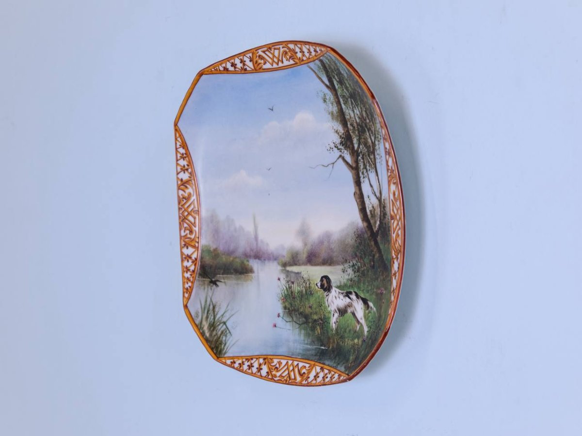 Porcelain Of Paris Decorative Wall Plate-photo-5