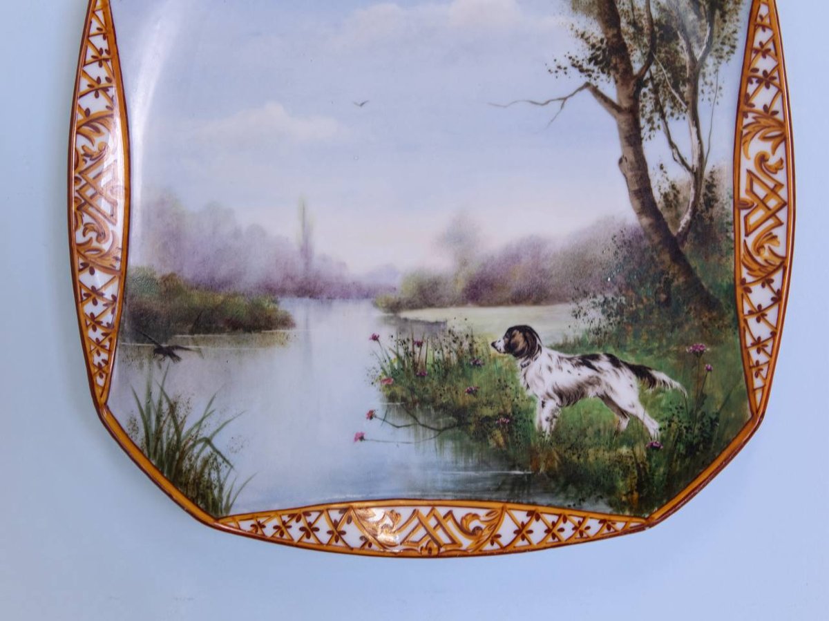 Porcelain Of Paris Decorative Wall Plate-photo-6