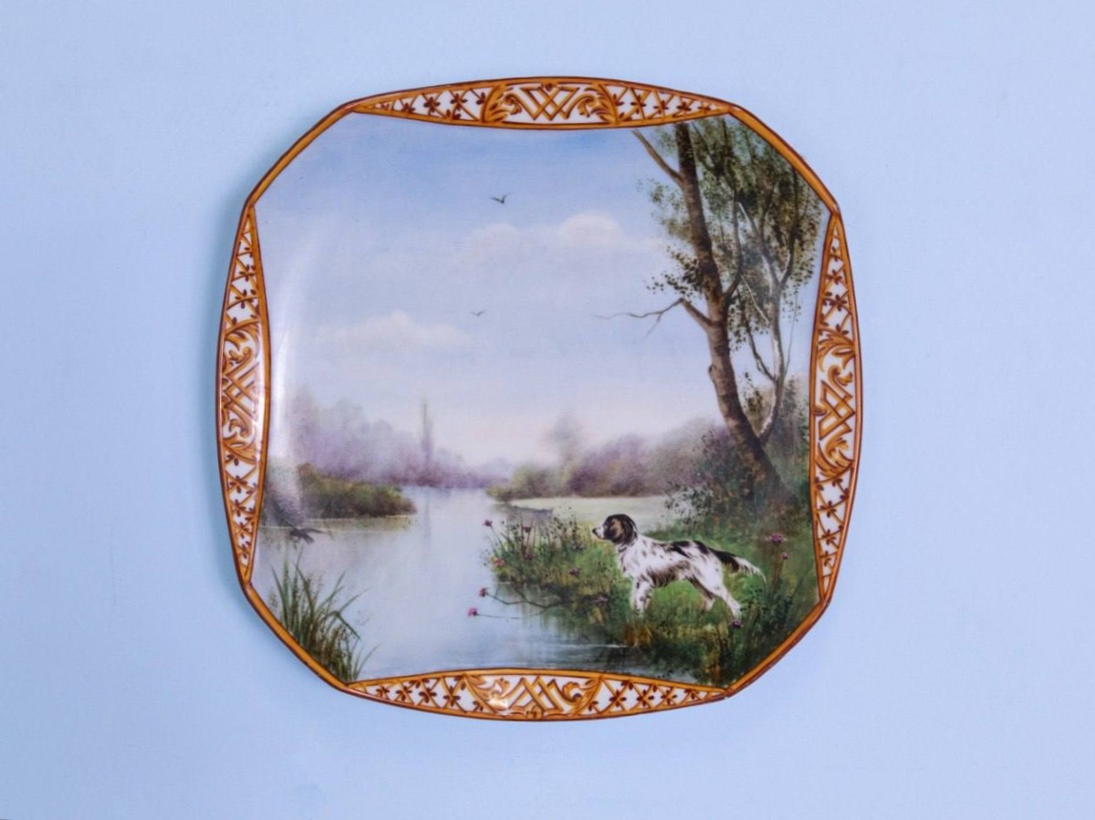 Porcelain Of Paris Decorative Wall Plate