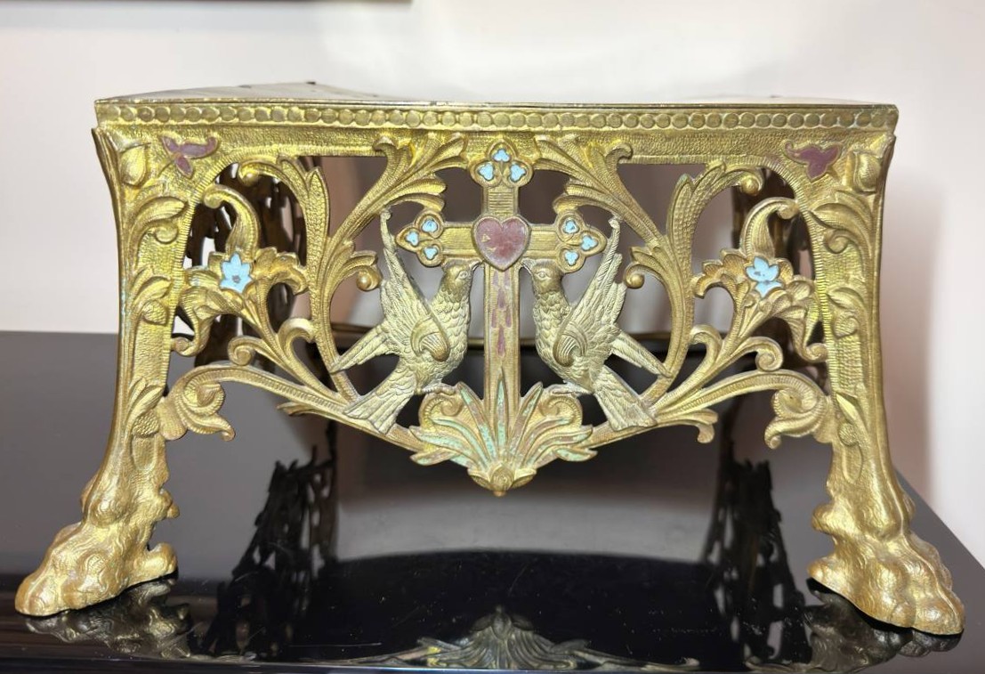 Thabor Or Lutrin Or Church Bible Holder In Bronze