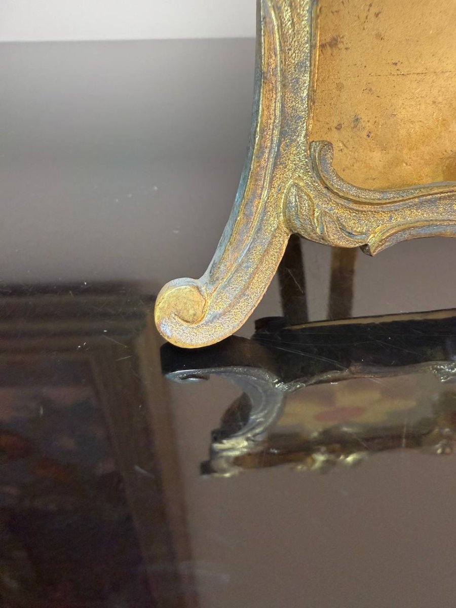 Louis XV Rocaille Style Picture Frame, In Bronze-photo-4