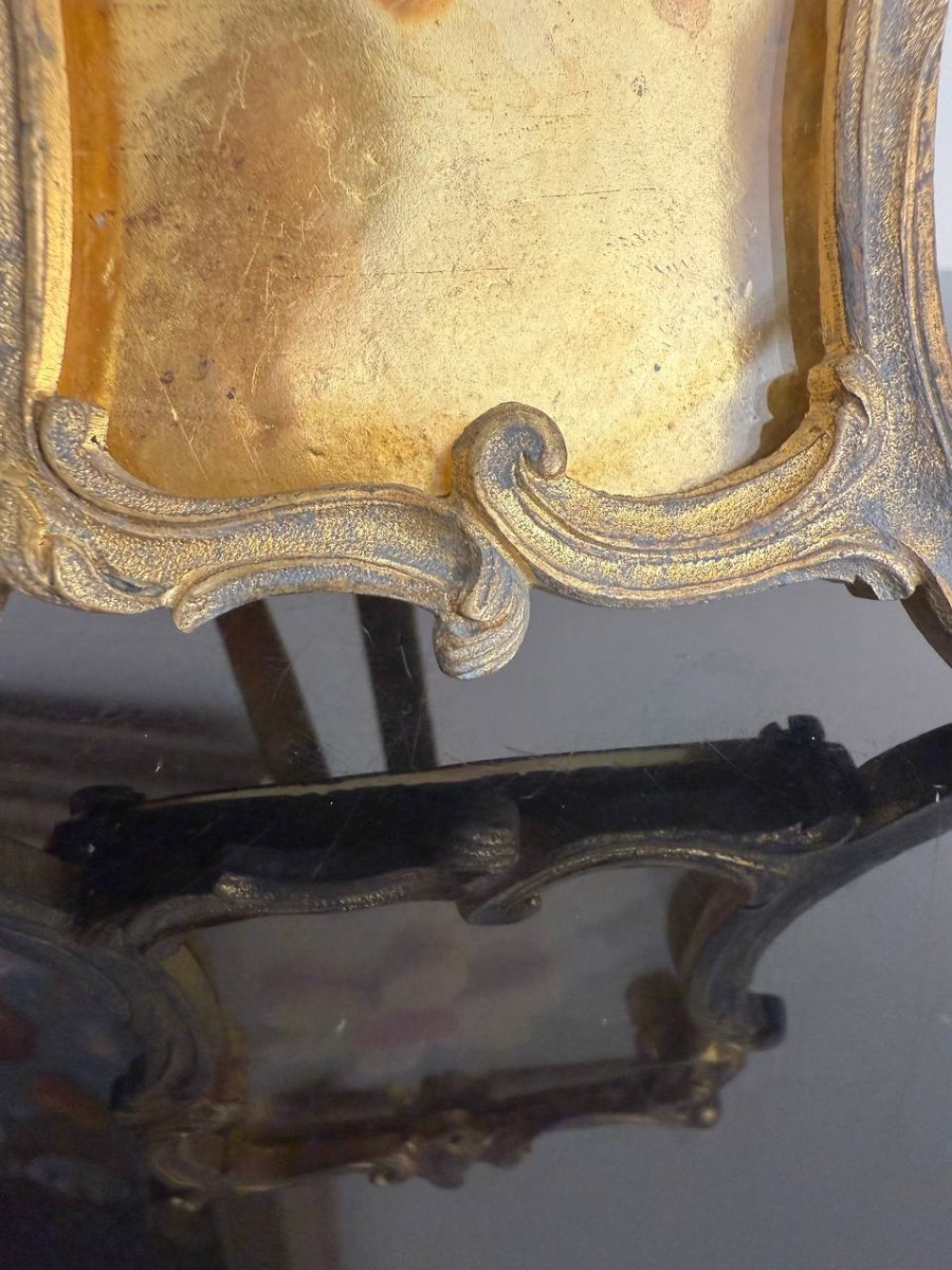 Louis XV Rocaille Style Picture Frame, In Bronze-photo-5