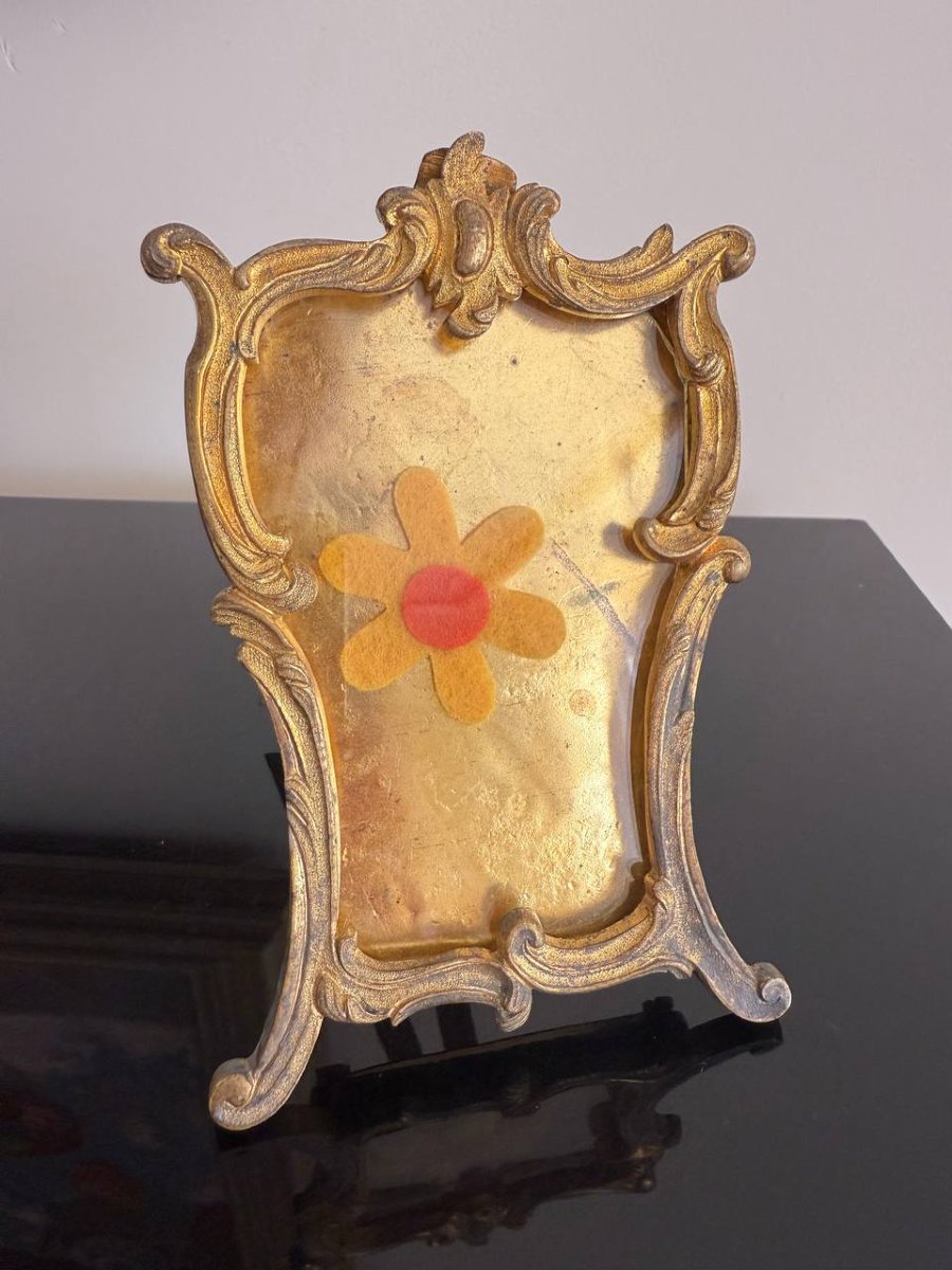 Louis XV Rocaille Style Picture Frame, In Bronze