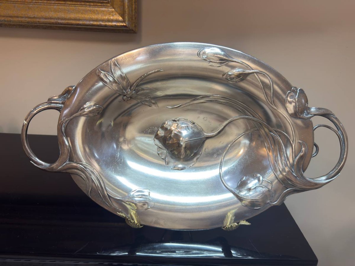 Wmf Art Nouveau Silver-plated Tray