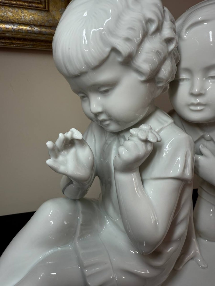 Bohumil Rezl , Enameled Porcelain Cookie Sculpture-photo-6