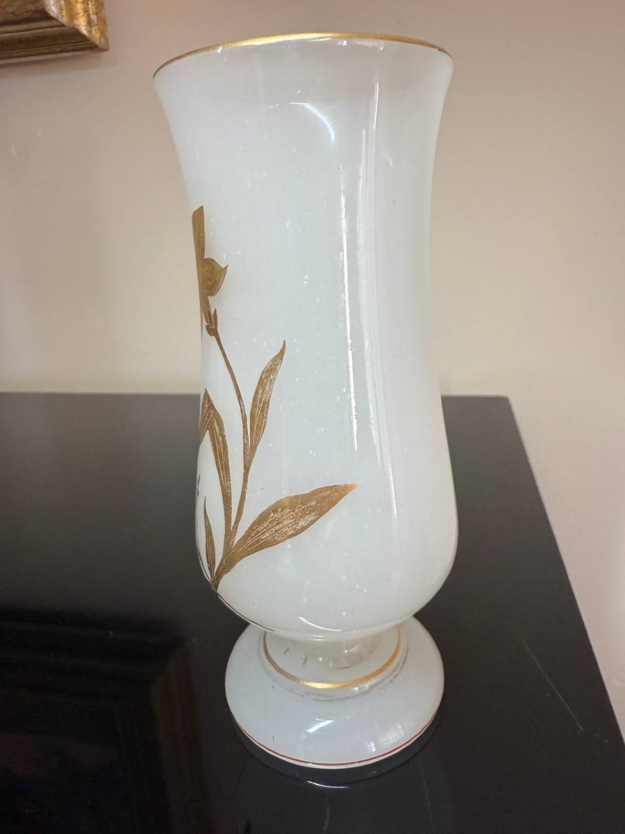 Opaline Vase, 19th Century-photo-3