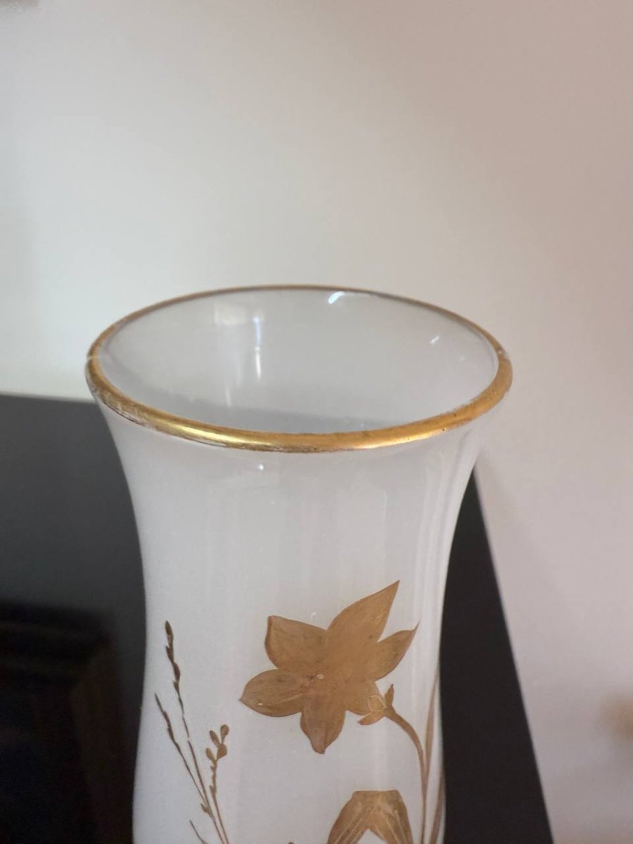 Opaline Vase, 19th Century-photo-3