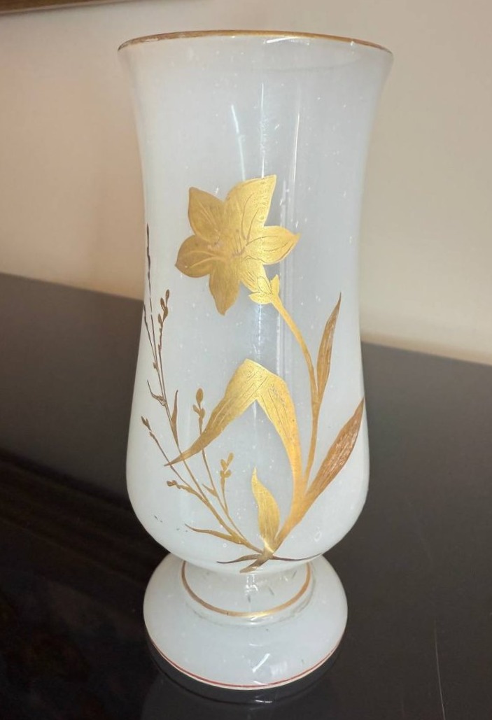 Opaline Vase, 19th Century