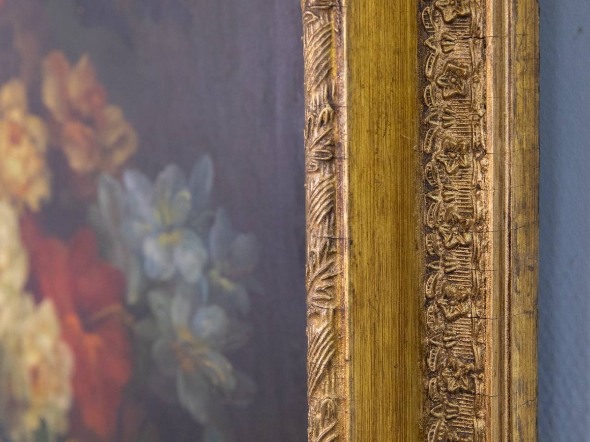 Early 19th-century Still Life—bouquet Of Flowers-photo-3