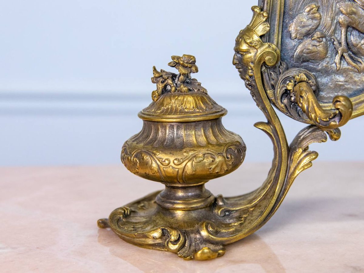 Bronze Inkstand - Napoleon III-photo-1