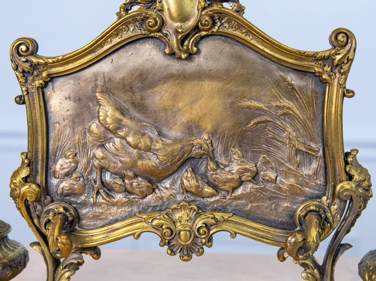 Bronze Inkstand - Napoleon III-photo-4