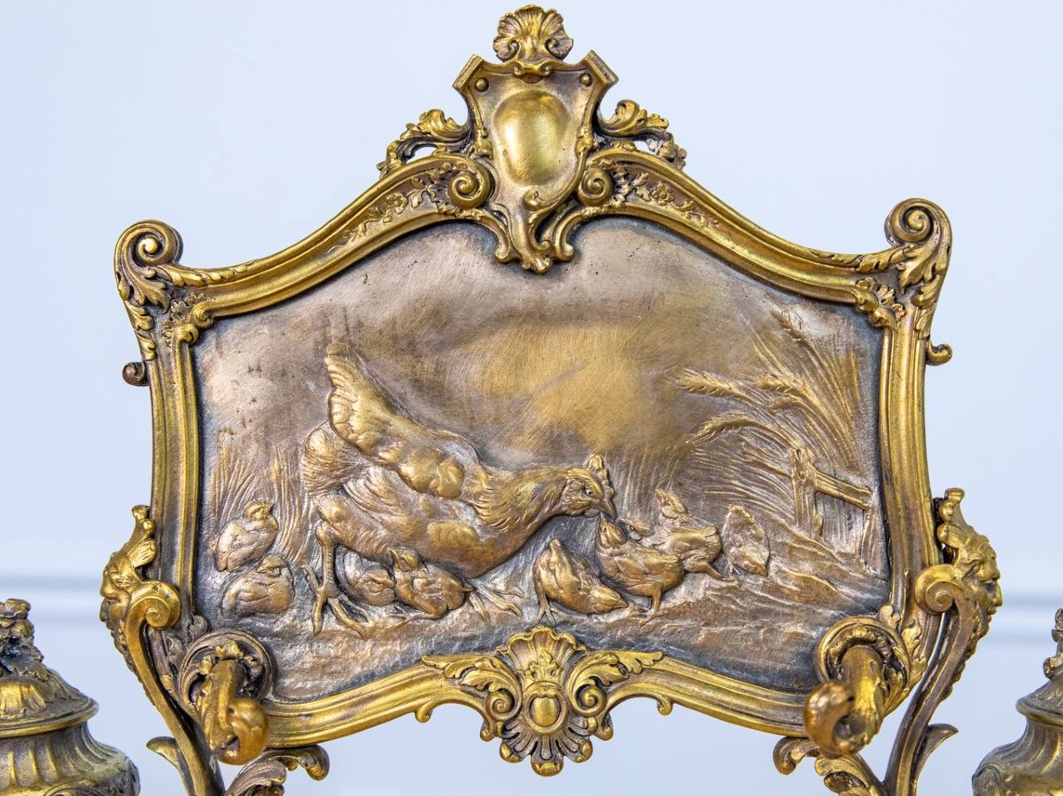 Bronze Inkstand - Napoleon III-photo-7