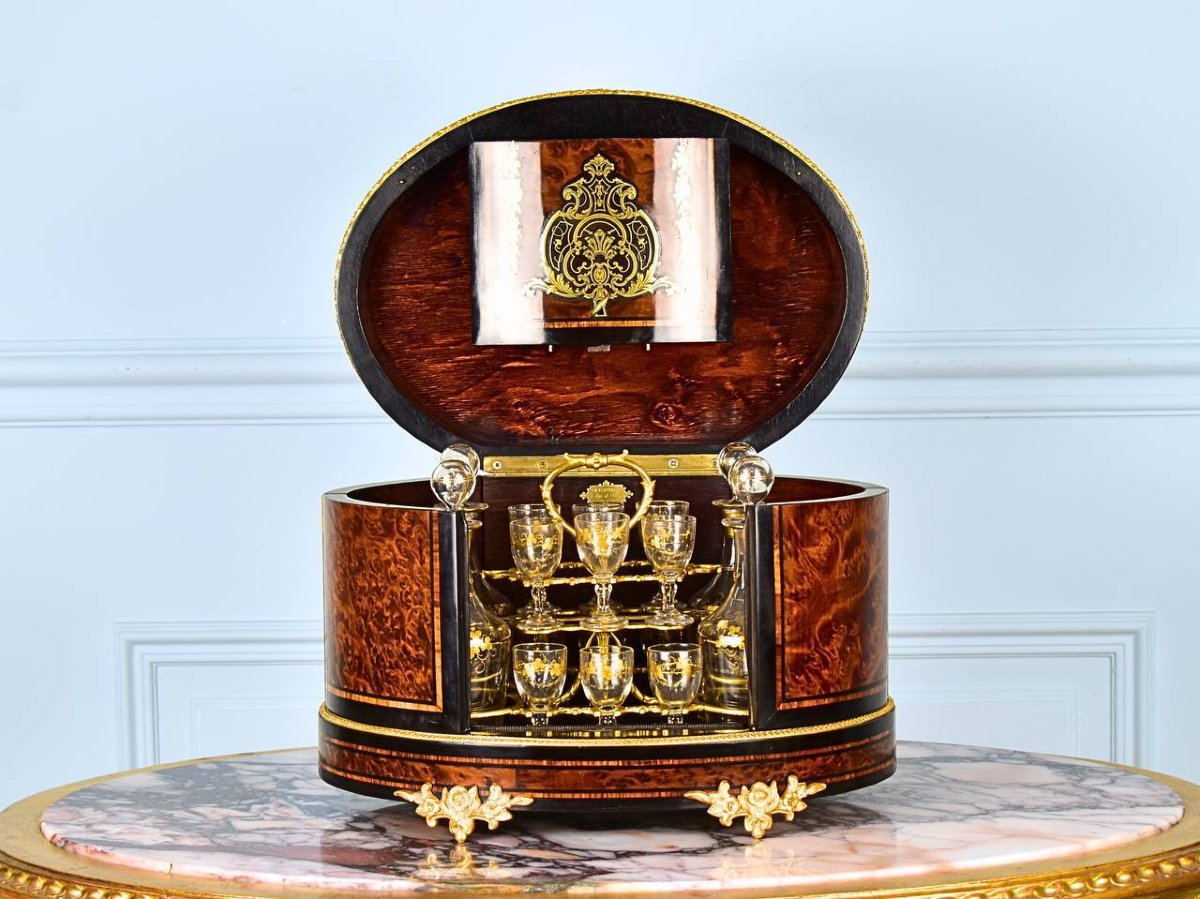 Tantale ou Cave à Liqueur de style Louis XVI-photo-2