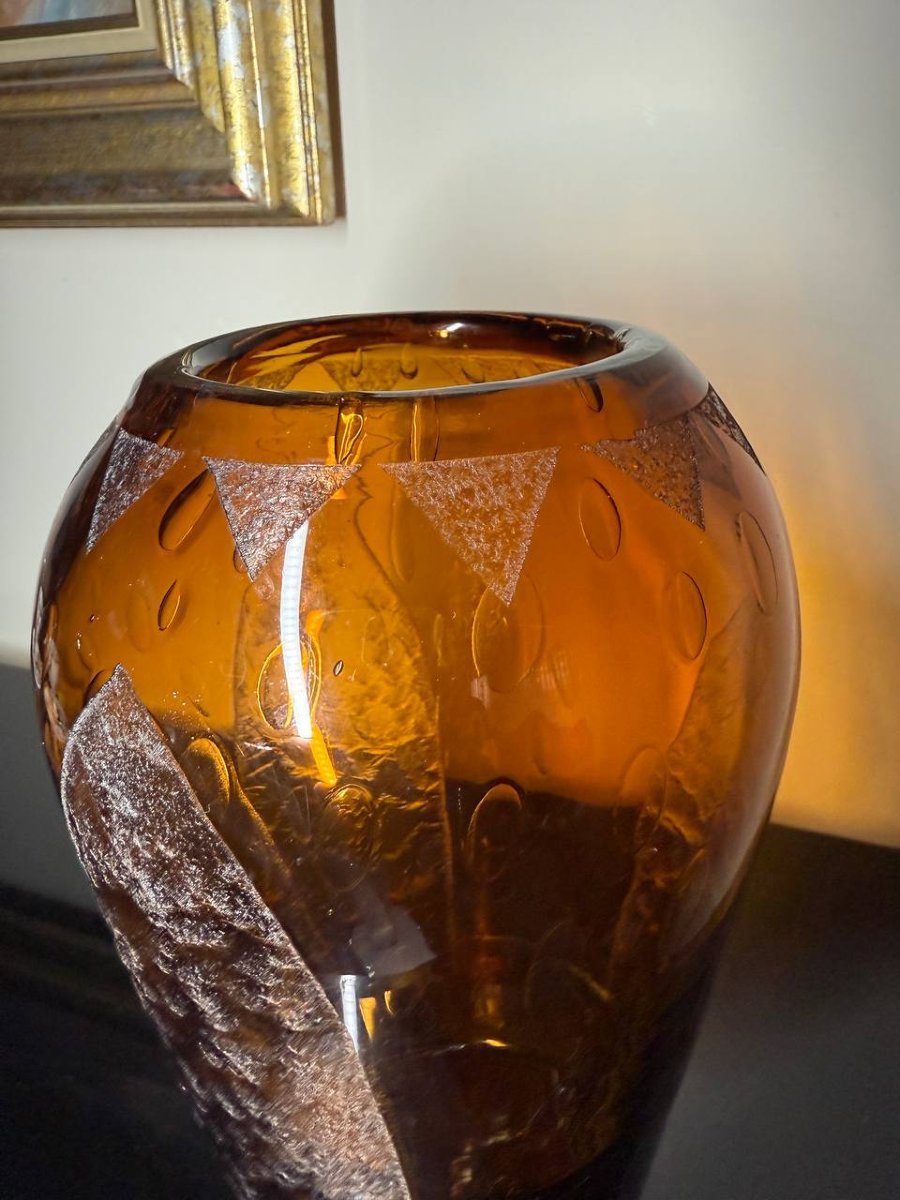 Daum Vase In The Art Deco Style -photo-3