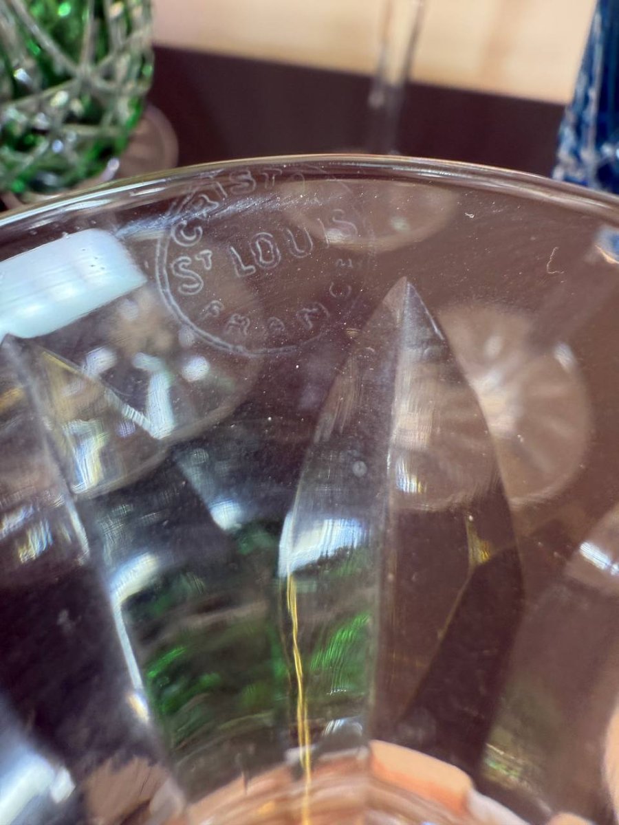 Verres cristal Saint Louis couleur modèle Tarn-photo-6