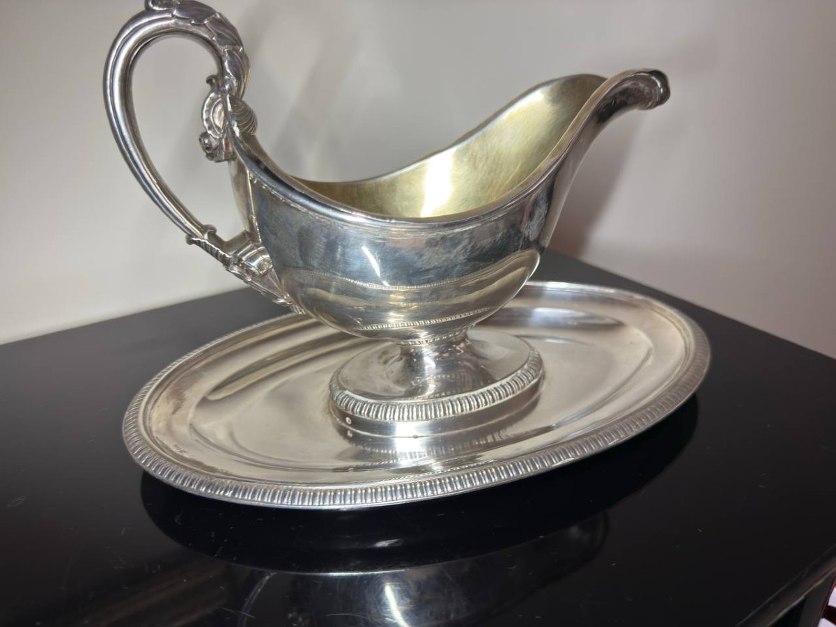 Saucière  en Argent Massif-photo-3