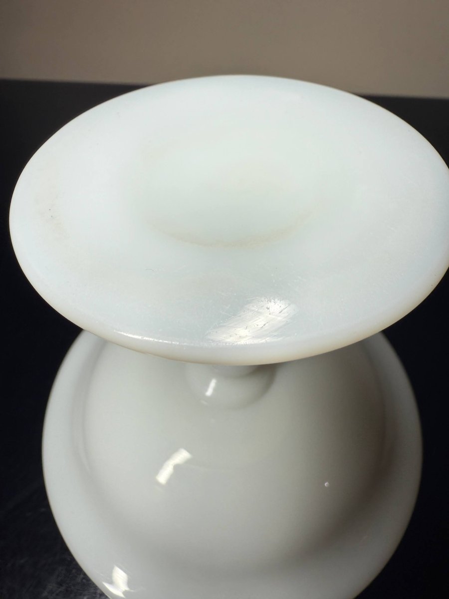 Petit plat ou baguier en verre opalin-photo-4