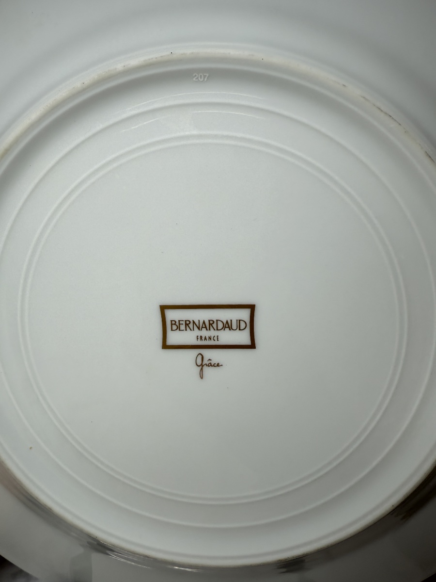 Plate, Dish By Bernardaud Limoges, “grâce” Collection-photo-8