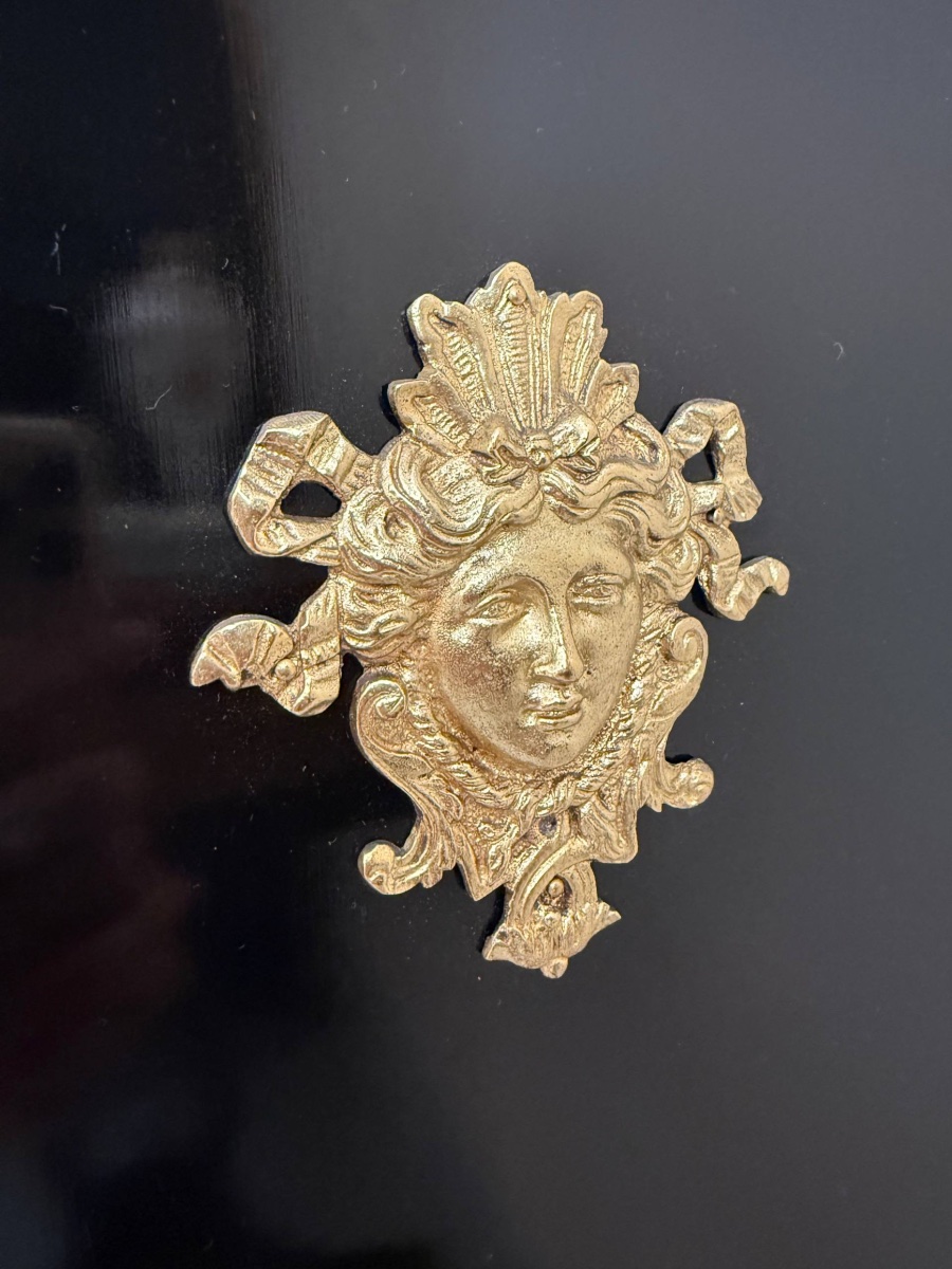 Meuble d'appui dans le style de la marqueterie Boulle-photo-4