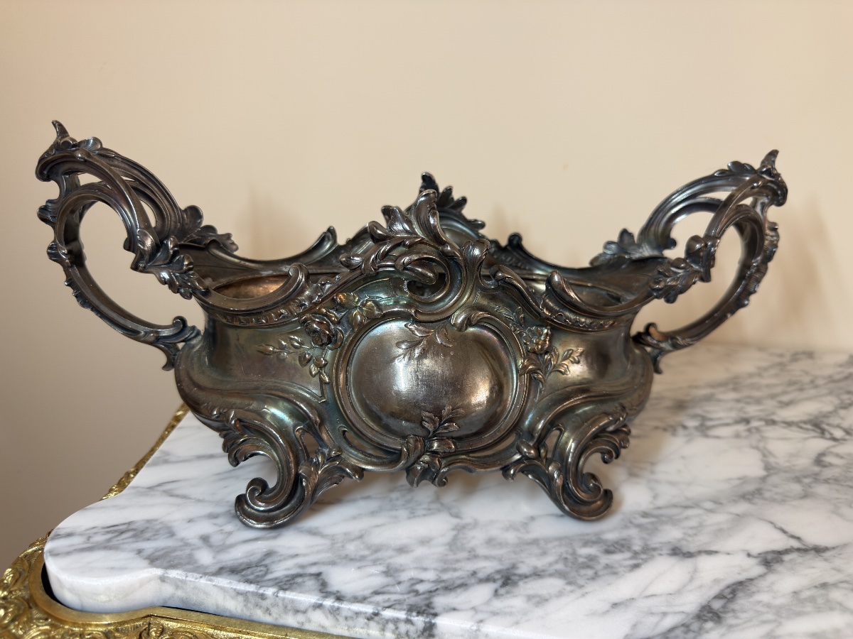 Louis XV Rocaille-style Planter Or Centerpiece.-photo-2