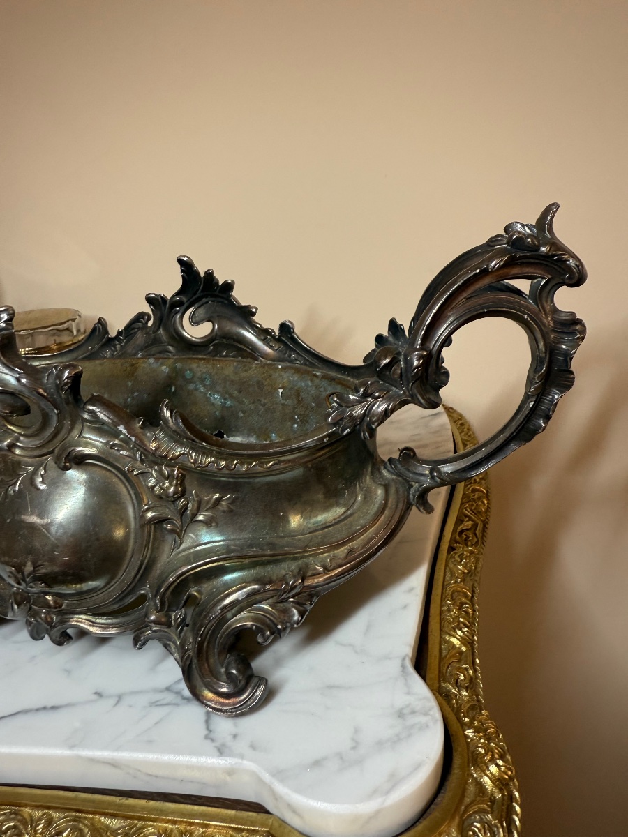 Louis XV Rocaille-style Planter Or Centerpiece.-photo-2