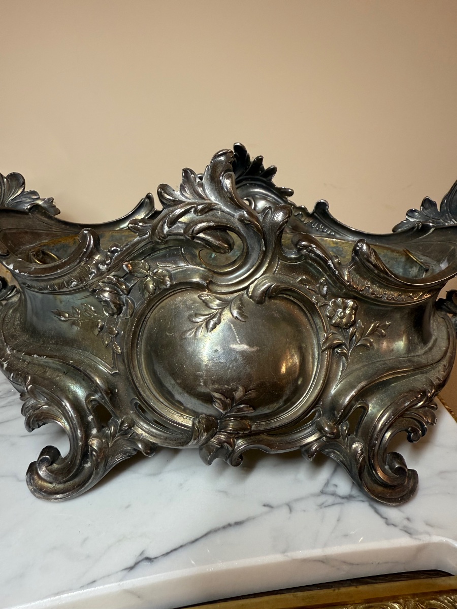 Louis XV Rocaille-style Planter Or Centerpiece.-photo-3