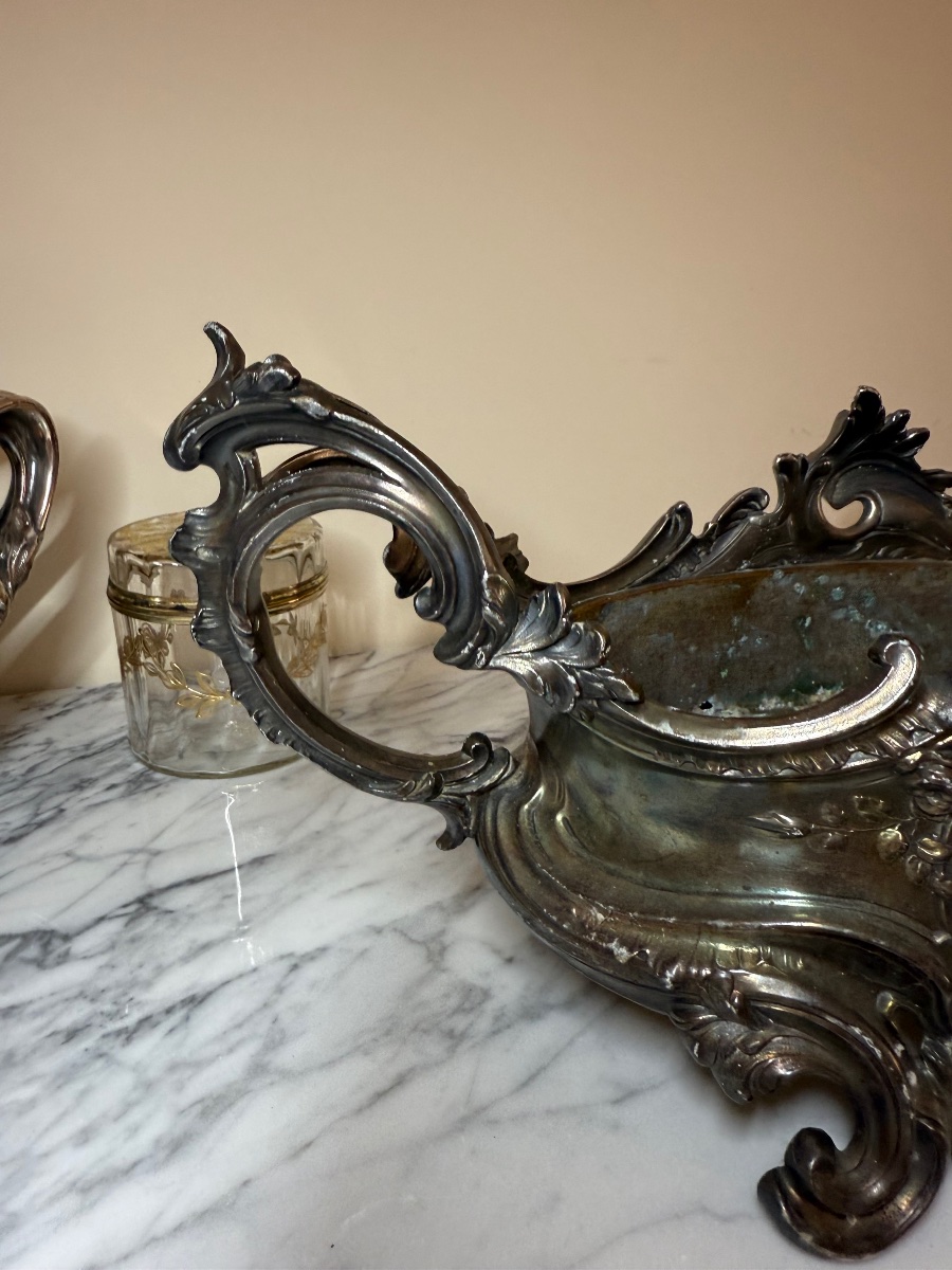 Louis XV Rocaille-style Planter Or Centerpiece.-photo-4