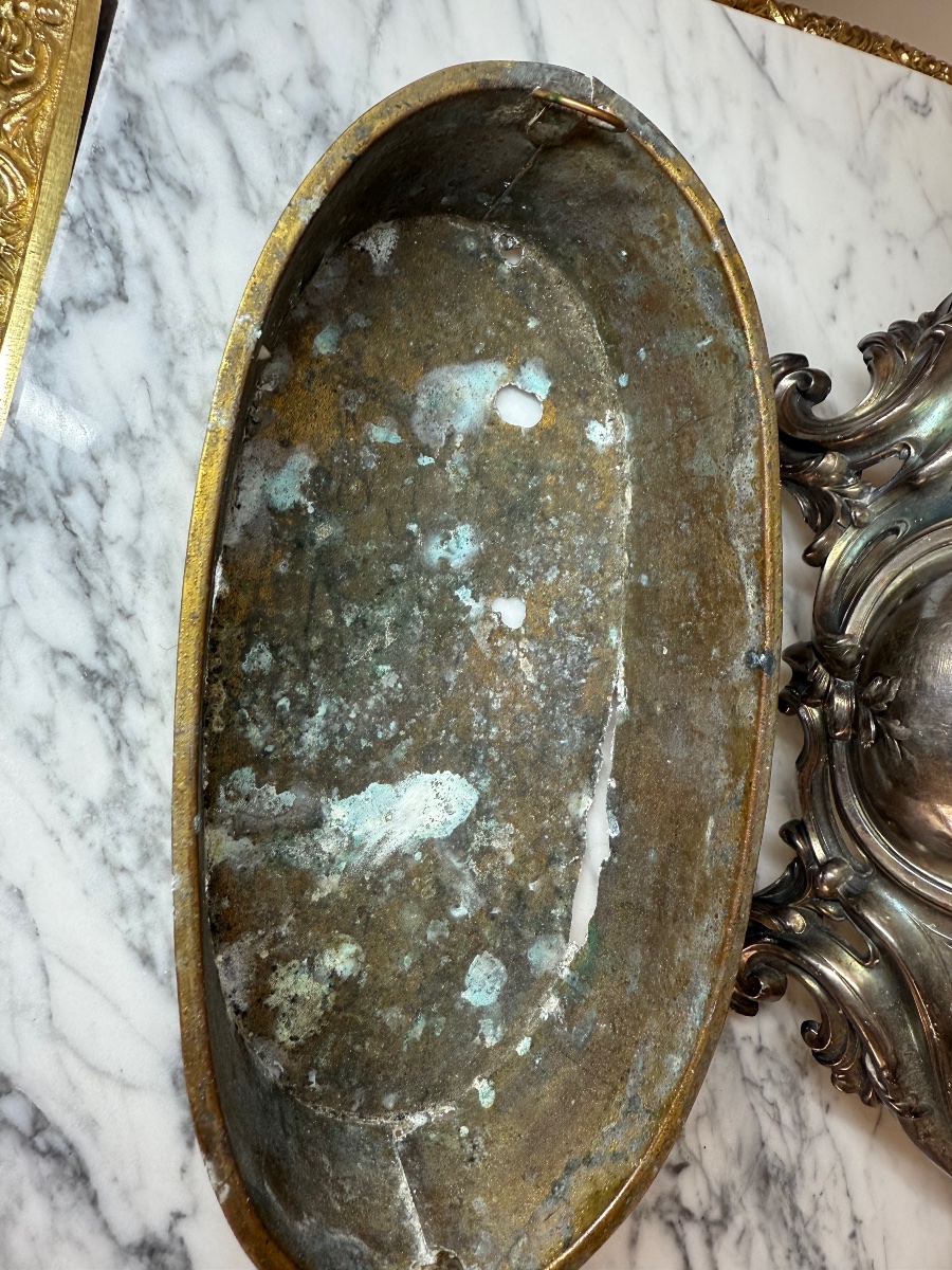 Louis XV Rocaille-style Planter Or Centerpiece.-photo-8
