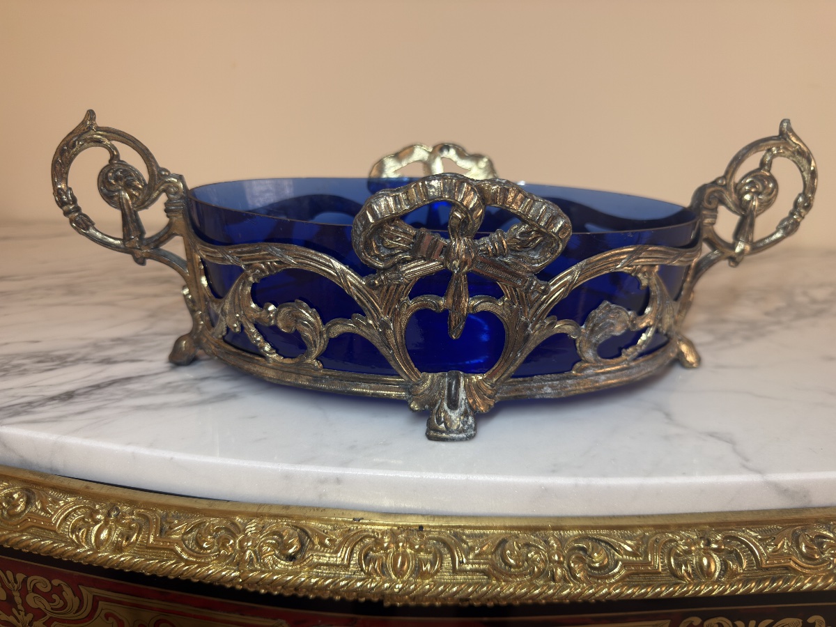 Art Nouveau / Louis XVI-style Planter Or Centerpiece.-photo-2