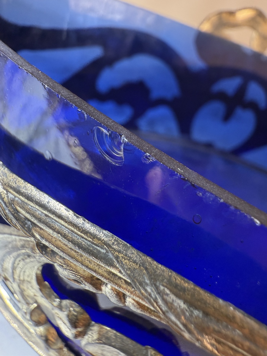 Art Nouveau / Louis XVI-style Planter Or Centerpiece.-photo-4