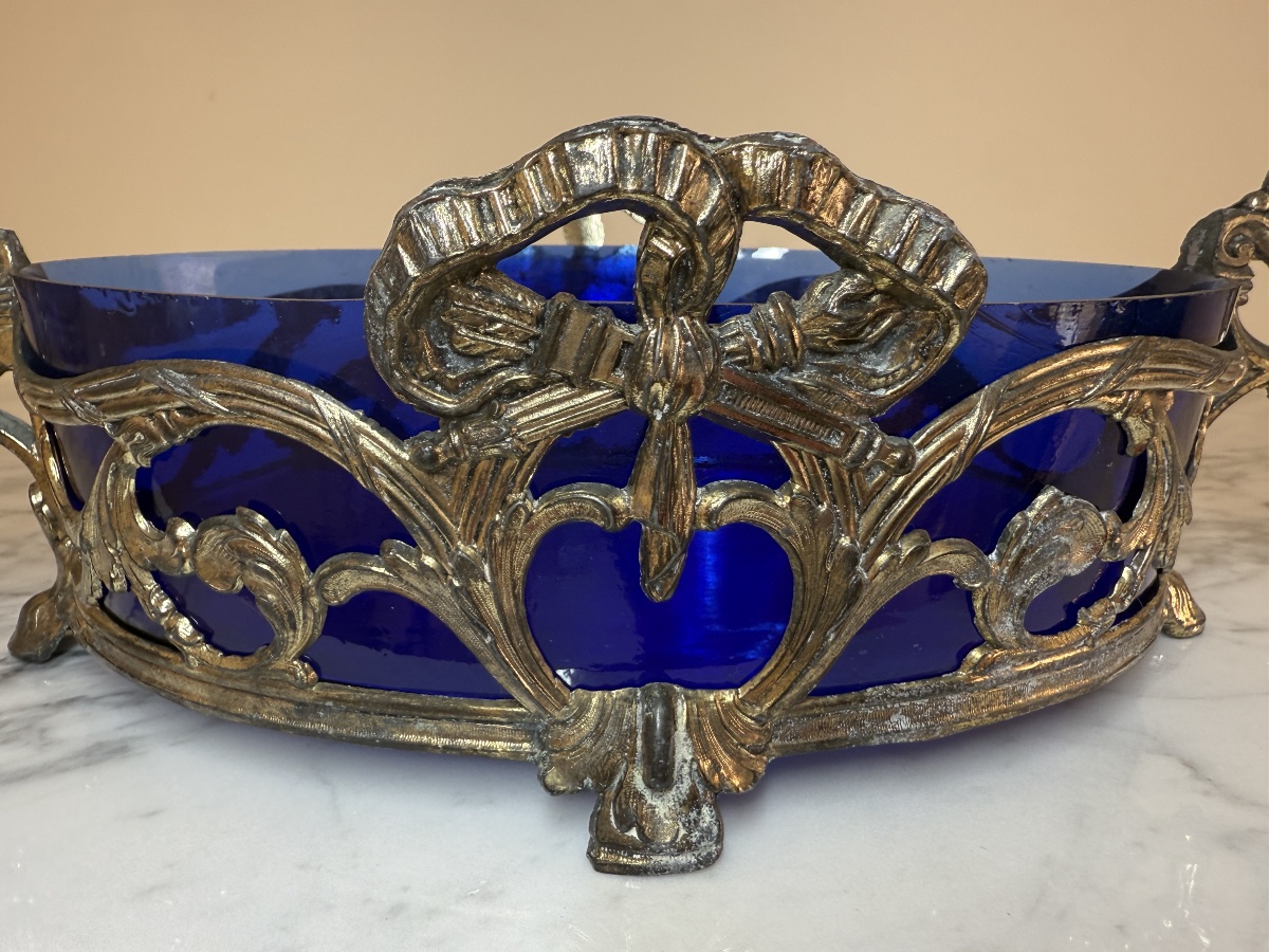 Art Nouveau / Louis XVI-style Planter Or Centerpiece.-photo-5