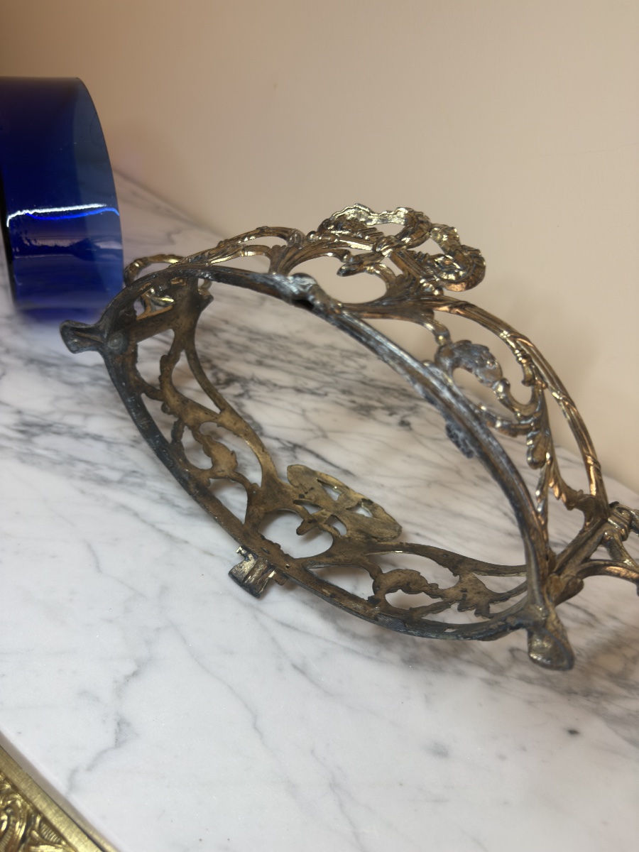 Art Nouveau / Louis XVI-style Planter Or Centerpiece.-photo-6