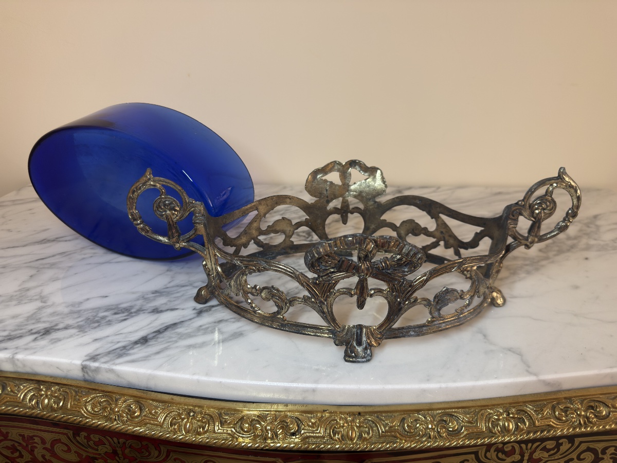 Art Nouveau / Louis XVI-style Planter Or Centerpiece.-photo-7