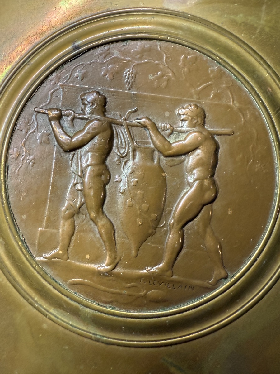 Neo-greek Vase Depicting Amphora Bearers — F. Levillain & F. Barbedienne-photo-4