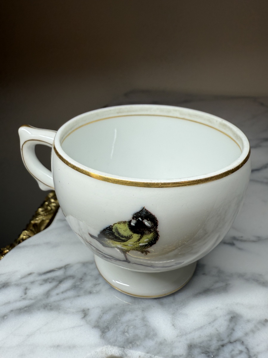 Porcelain Cup From The Kornilov Brothers Porcelain Factory, Saint Petersburg, Imperial Era-photo-2
