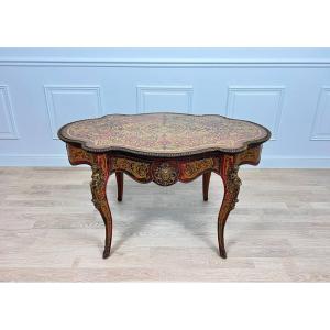 Center Table In Boulle Marquetry