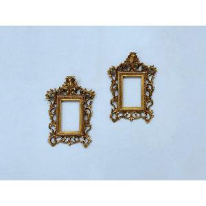 Cadre De Style Baroque En Bois Doré