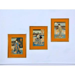 Estampes de geishas , d'Utagawa Yoshitora