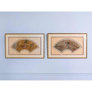 Antique Chinese Watercolors Signed