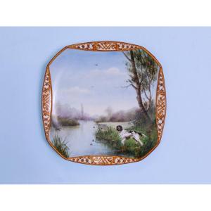 Porcelain Of Paris Decorative Wall Plate