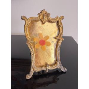 Louis XV Rocaille Style Picture Frame, In Bronze