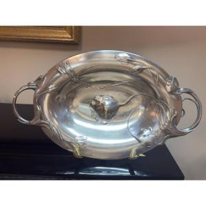 Wmf Art Nouveau Silver-plated Tray