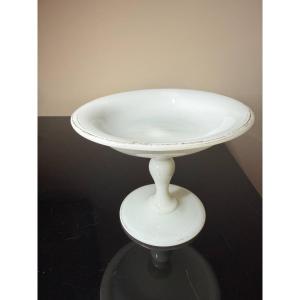Petit plat ou baguier en verre opalin
