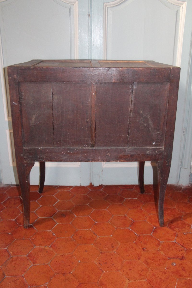 Commode d'entre-deux, estampillée J.B DETROULLEAU, Maître en 1767,XVIIIe.-photo-8