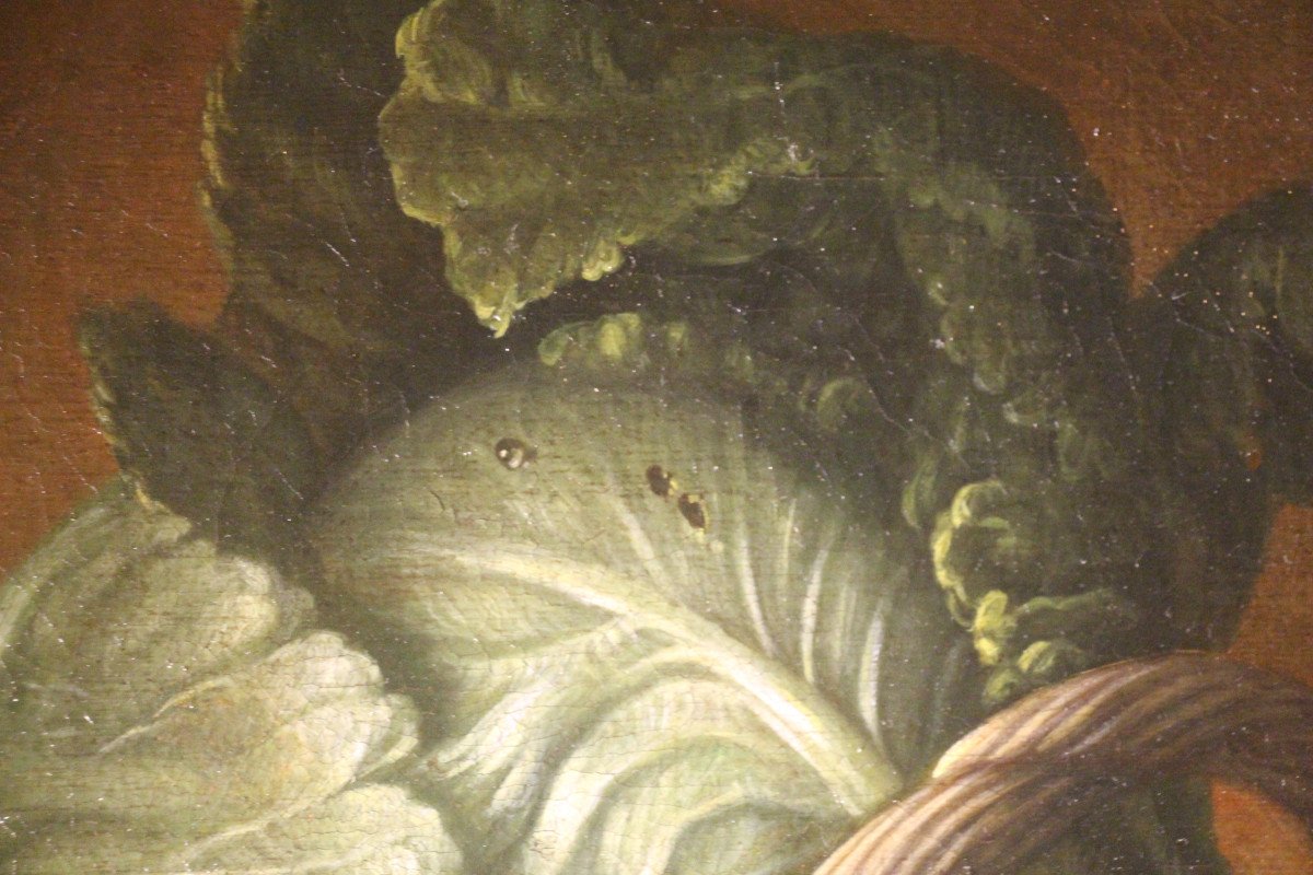 Nature morte aux légumes, école française, XVIIe siècle-photo-1