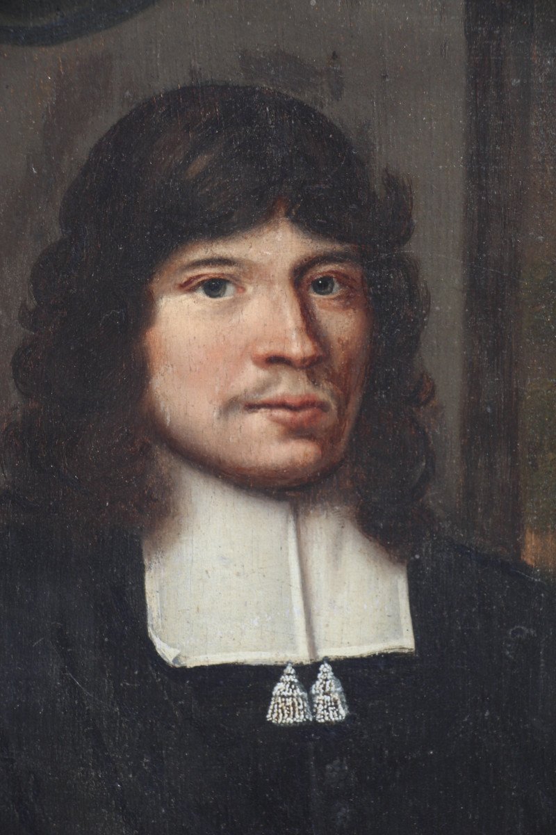 “portrait Of A Nice Man”. Attributed To Nicolas Maes. Dutch School, 17th Century.-photo-3