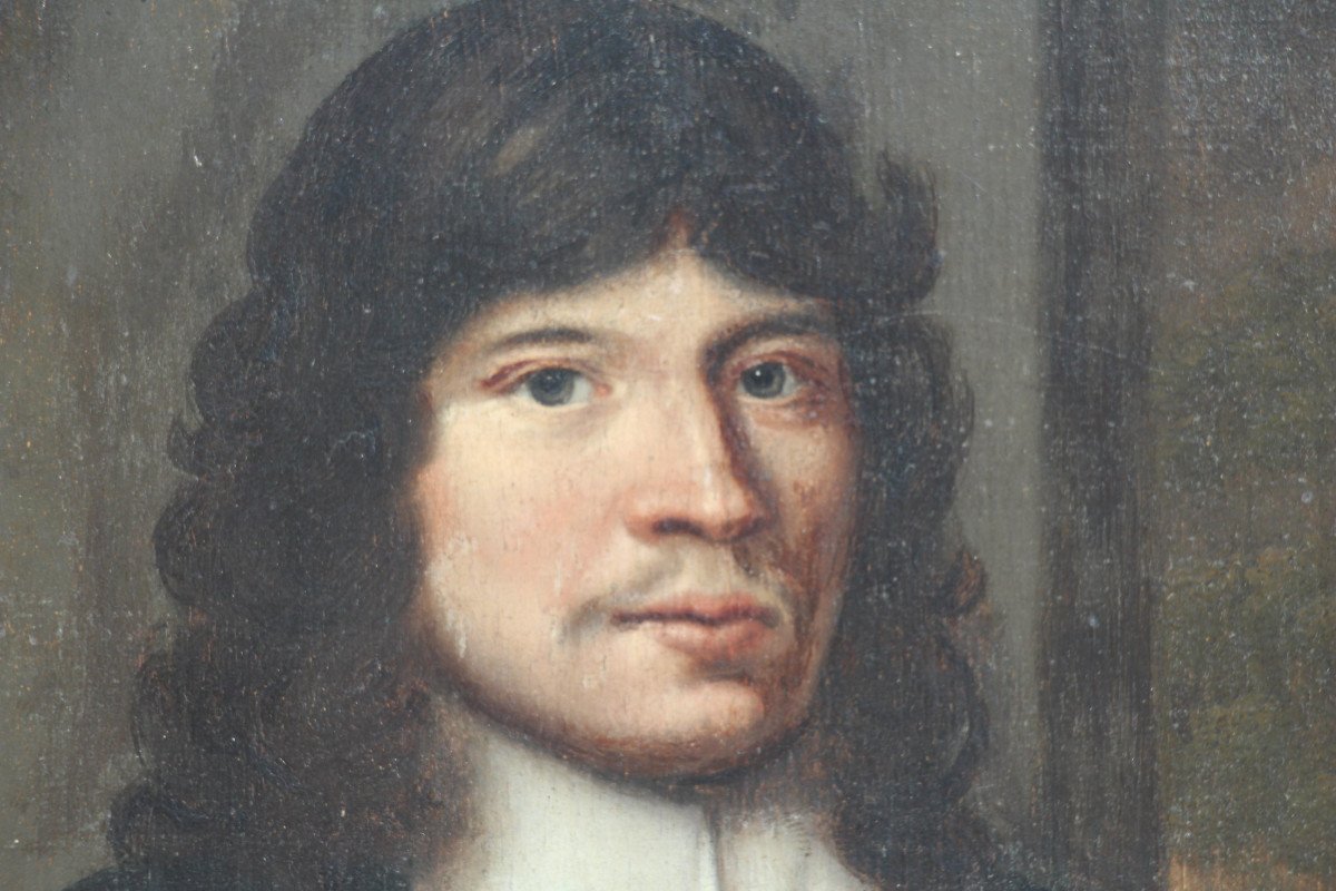 “portrait Of A Nice Man”. Attributed To Nicolas Maes. Dutch School, 17th Century.-photo-1
