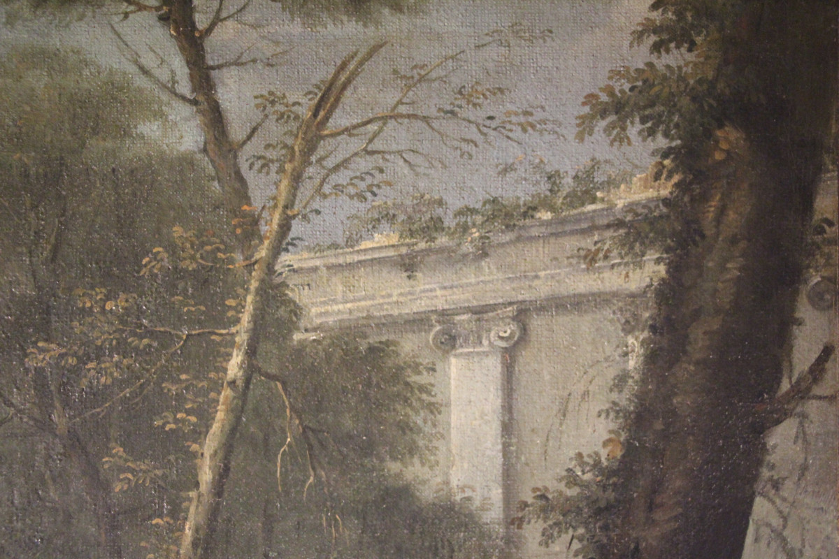 Country Scene, 18th Century French School.-photo-2