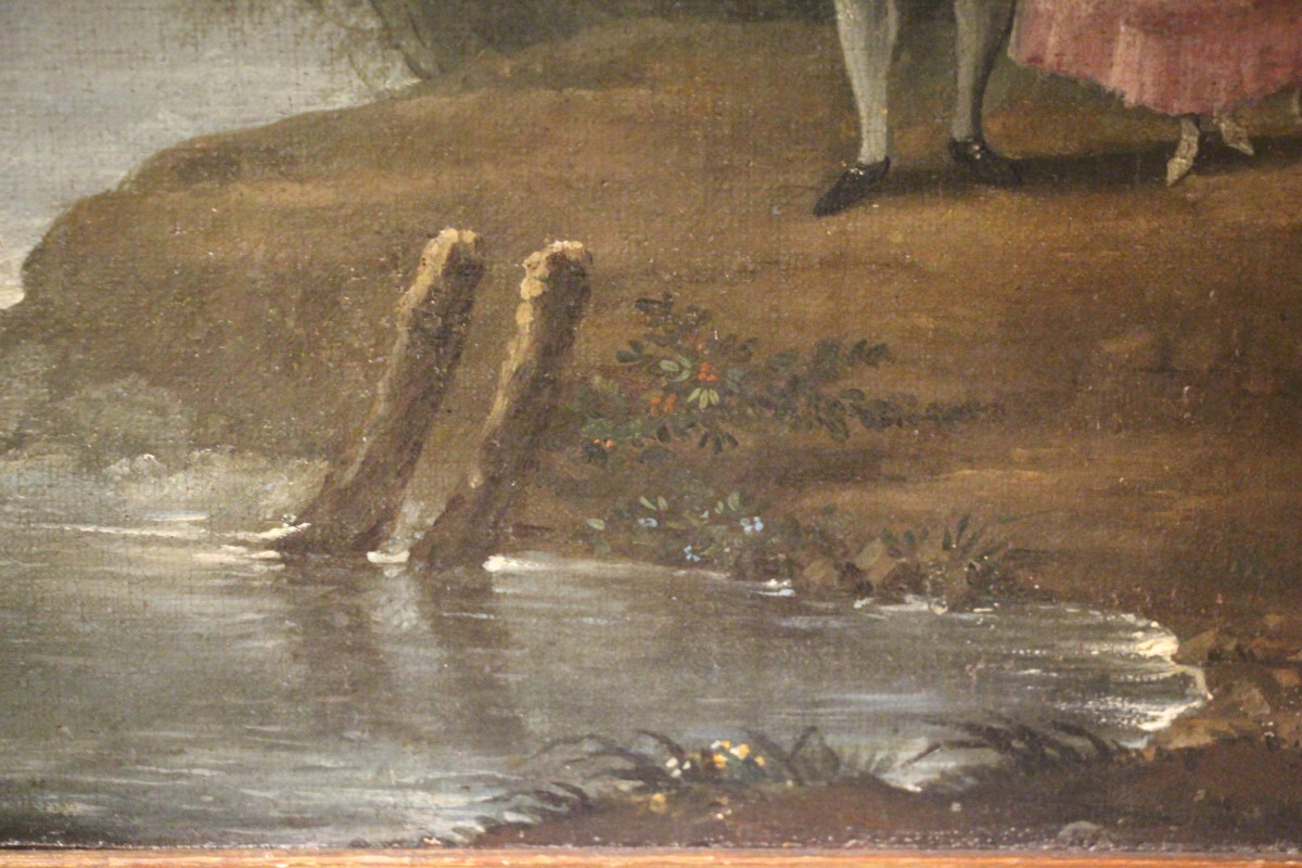 Country Scene, 18th Century French School.-photo-7