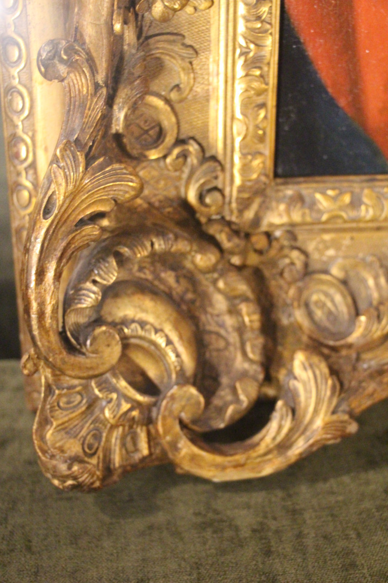 Vierge à l'Enfant, Suiveur de François Boucher (1703-1770), école française du XVIIIe siècle.-photo-7